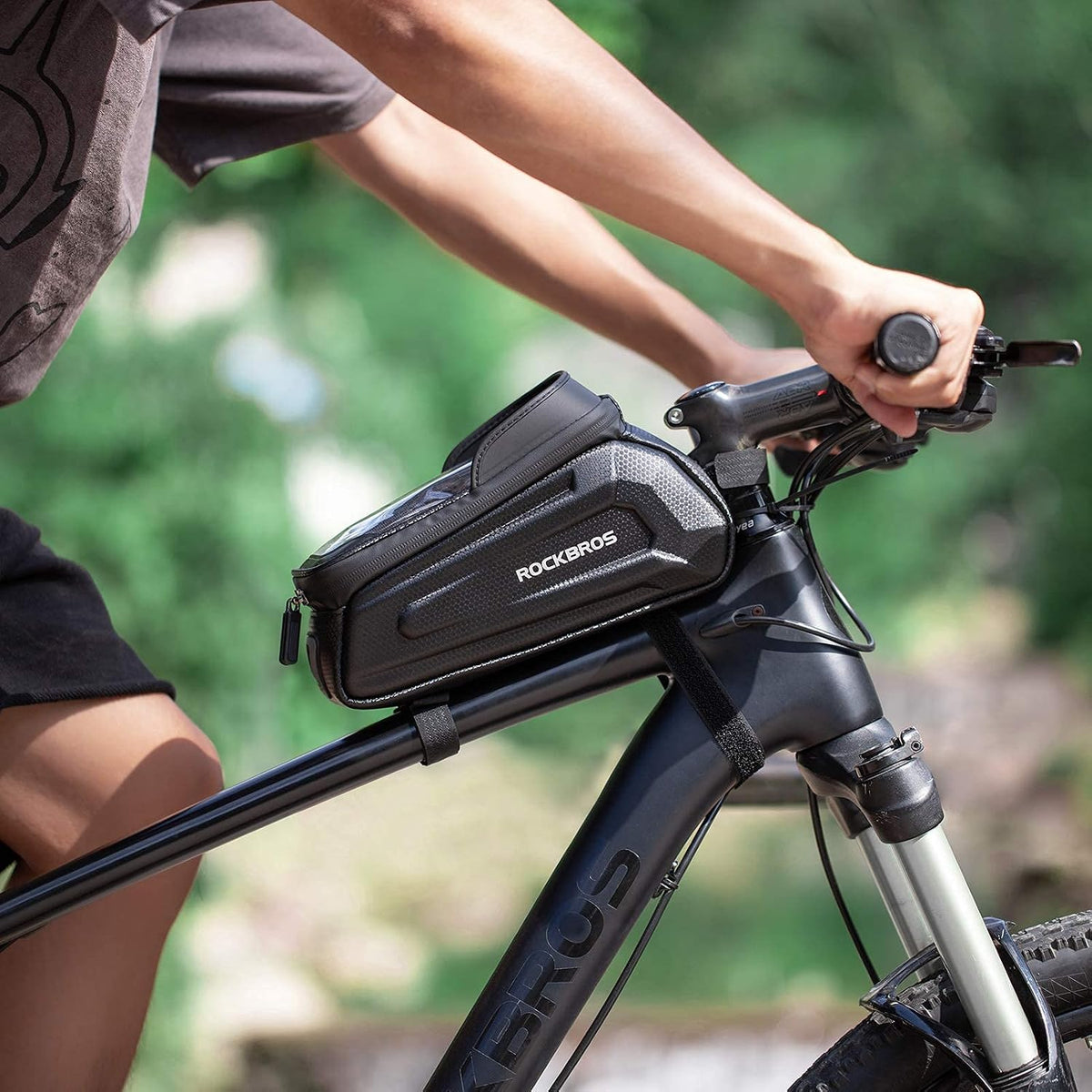ROCKBROS Bike Phone Bag Waterproof EVA Hard Shell Water-resistant