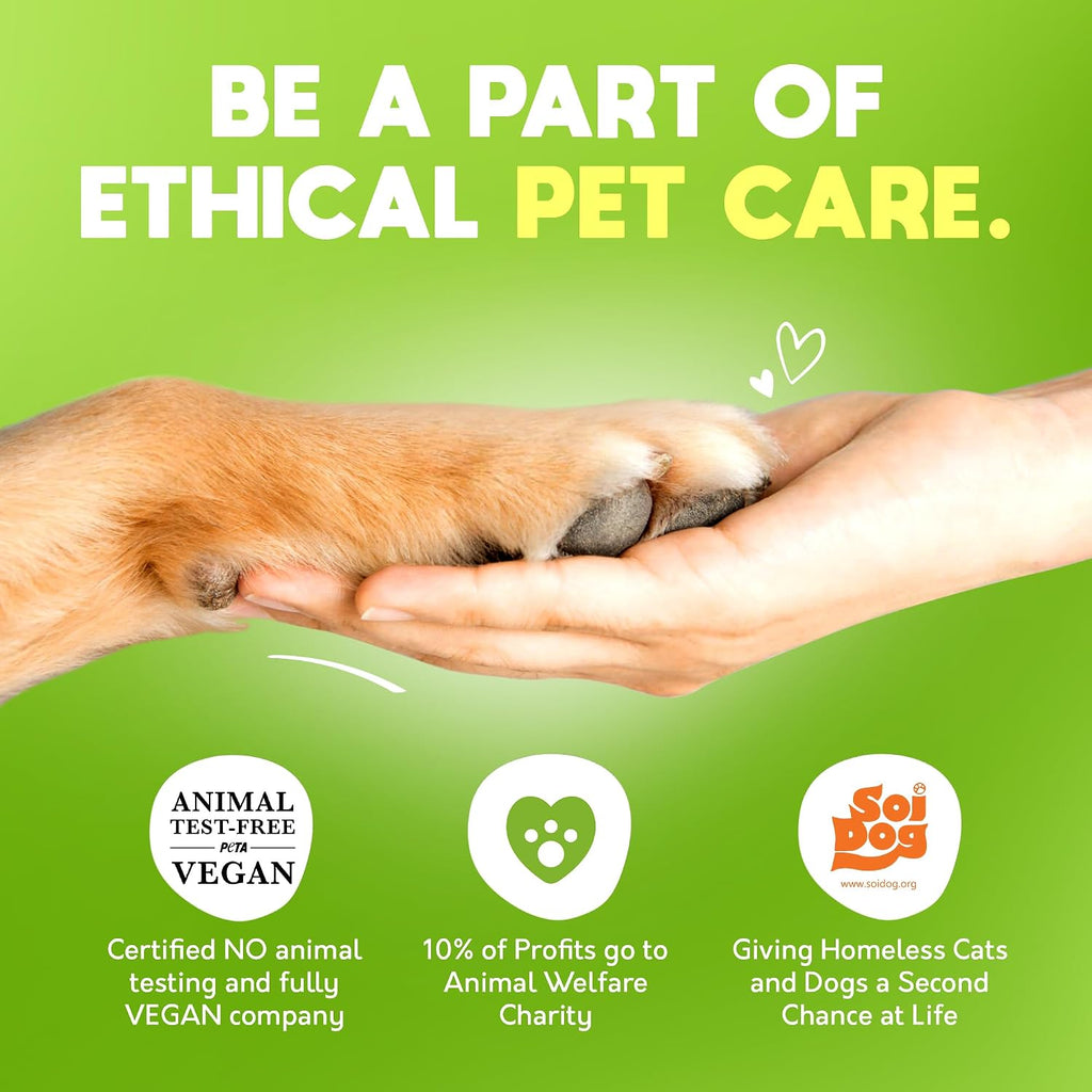 G.A.S Lick-Safe Daily Pet Wipes for Dogs and Cats, Unscented, 100 Count