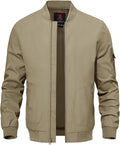TBMPOY Men's Lightweight Jackets Casual Dress Golf Bomber Windbreaker Fall
