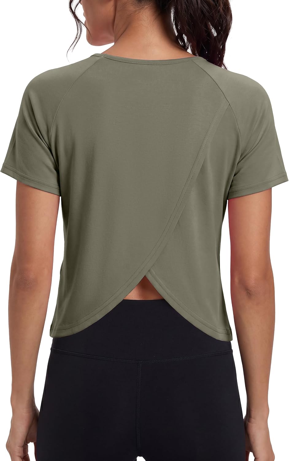 Quenteen Women's Short Sleeve Workout Shirts Athletic Tops Summer Activewear Gym Running Tennis Yoga Tee Shirt