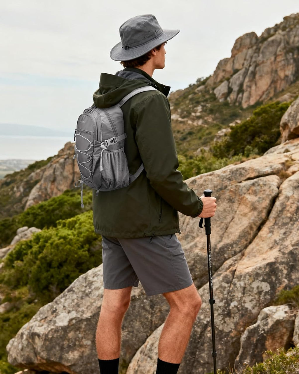 WATERFLY Small Lightweight Packable Backpack, Mini Foldable Travel Daypack