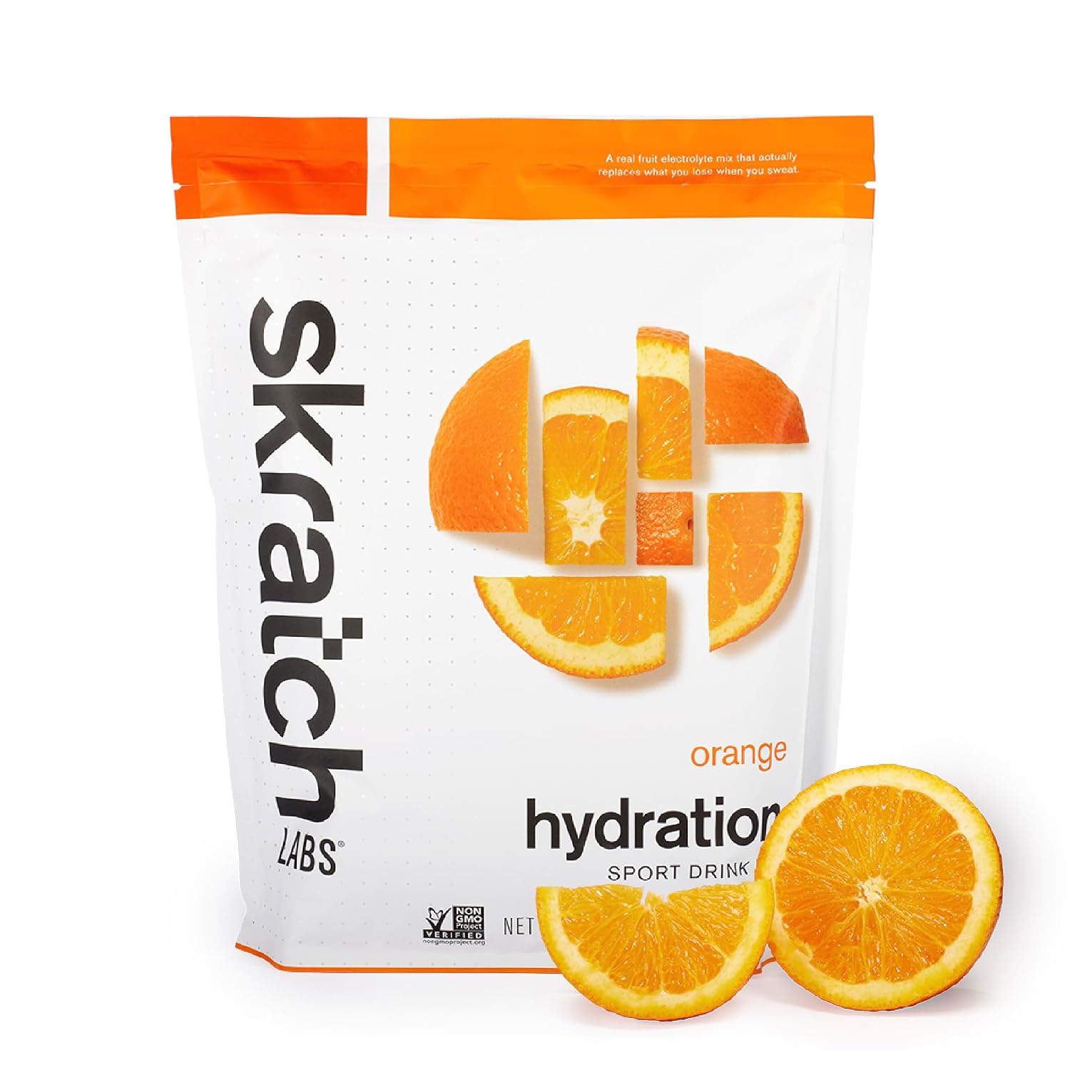 Skratch Labs Hydration Sports Drink Mix, Orange, 60 Servings