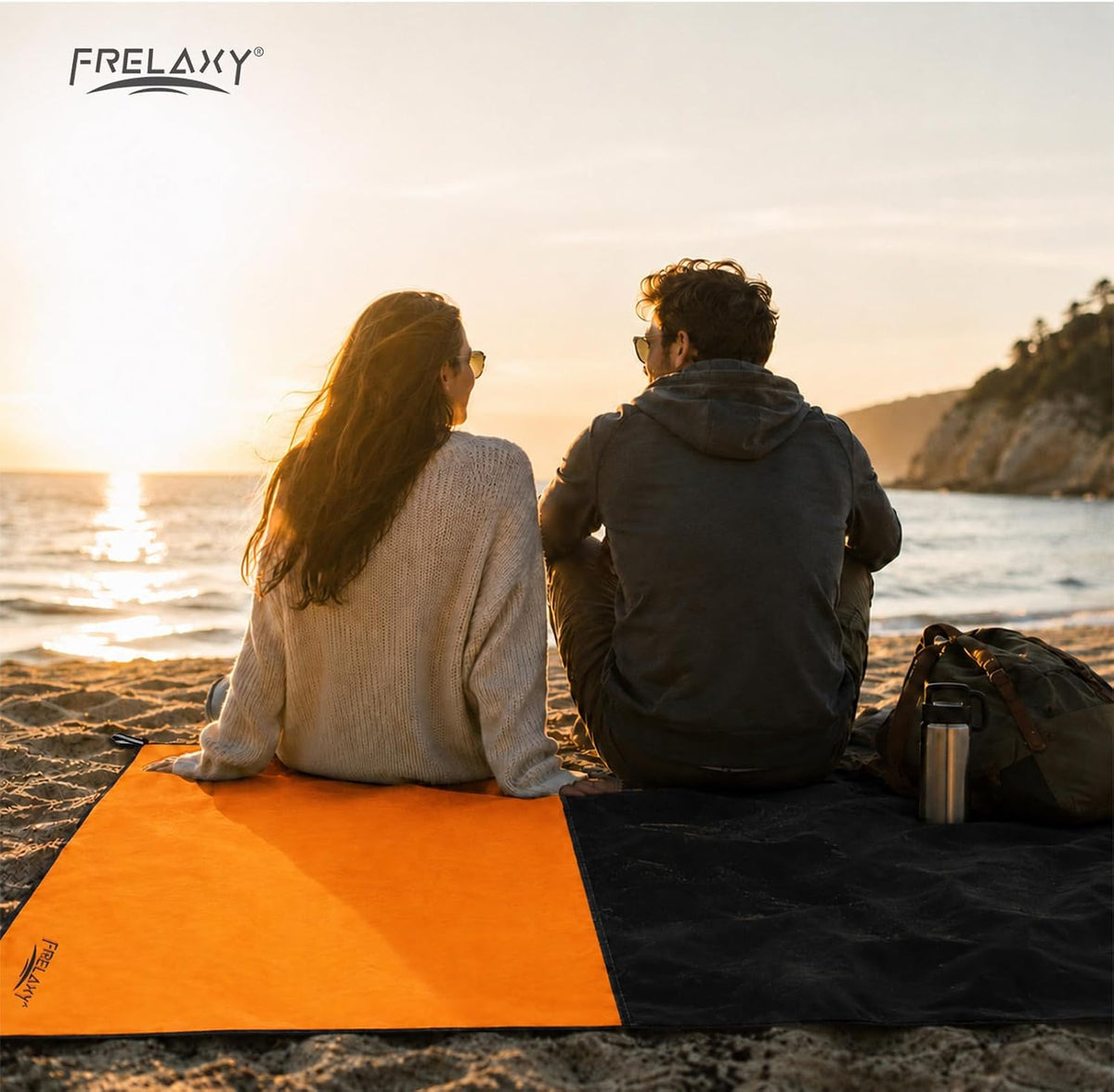 Frelaxy Pocket Picnic Blanket, Waterproof Blanket for Beach Festival