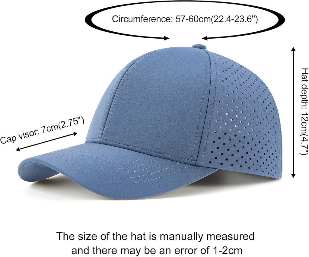 VOBOOM Men Laser Mesh Ball Cap Snapback Baseball Cap