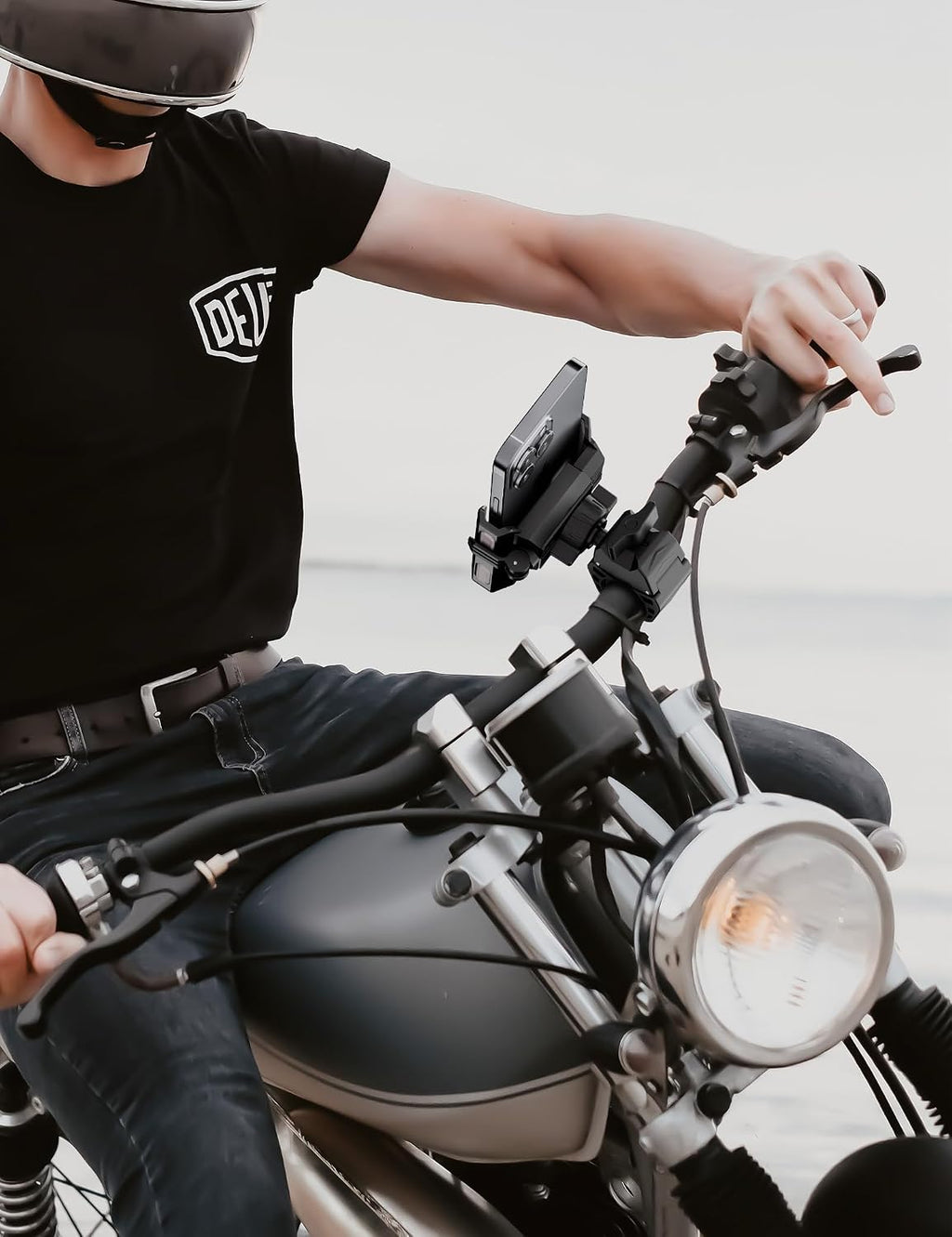 Grefay Bike Phone Mount for Electric, Mountain, Scooter, and Dirt Bikes