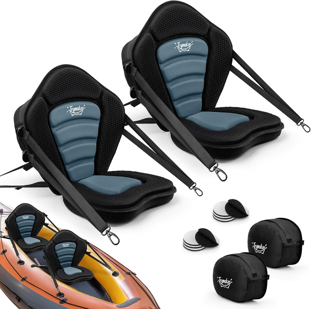 Trymaker Kayak Seats with Back Support, Thick Paddle Board Seat