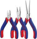 WORKPRO Mini Pliers Set, 3-Piece Small Pliers Tool Kit