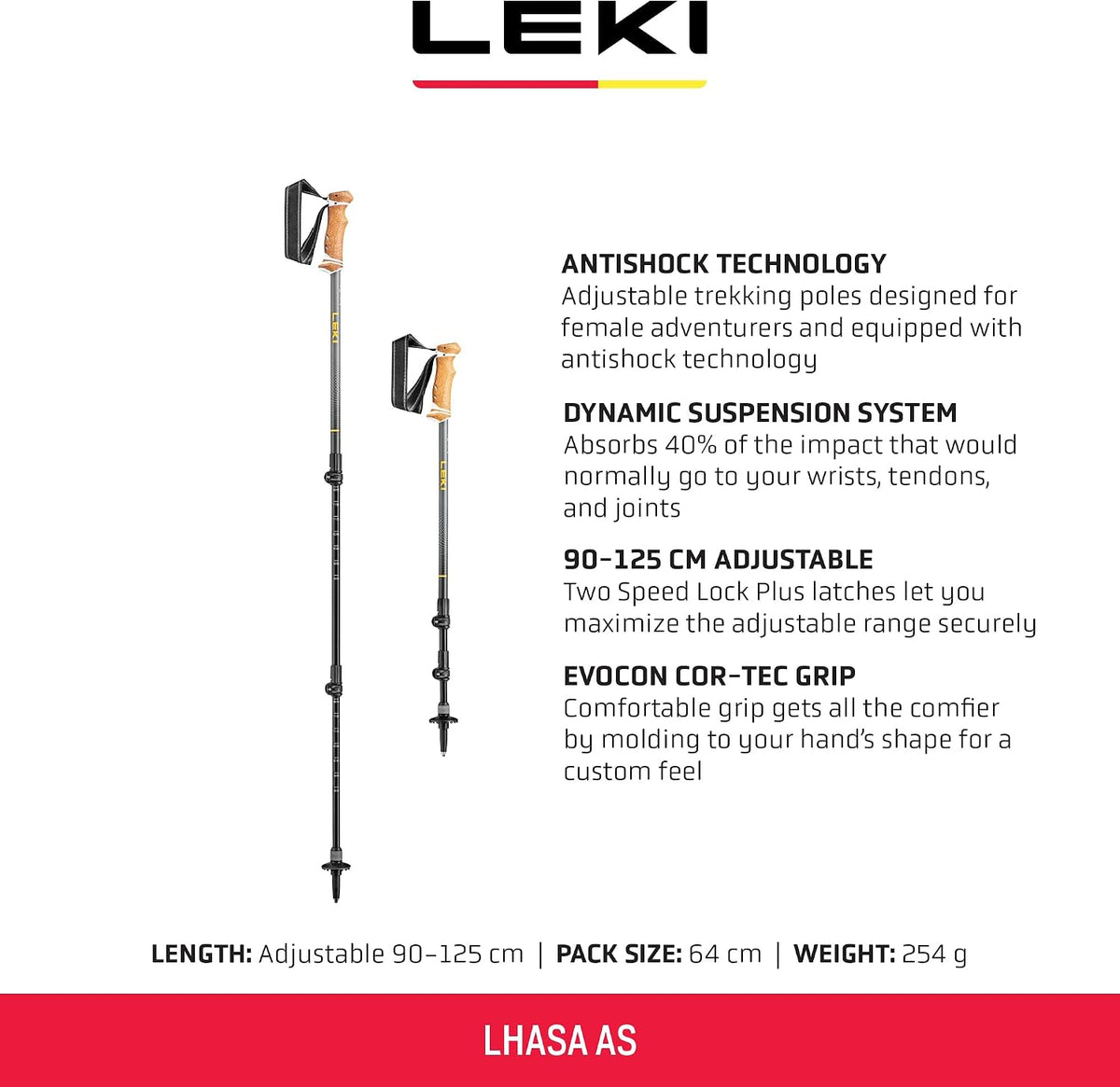 LEKI Lhasa AS Trekking Poles