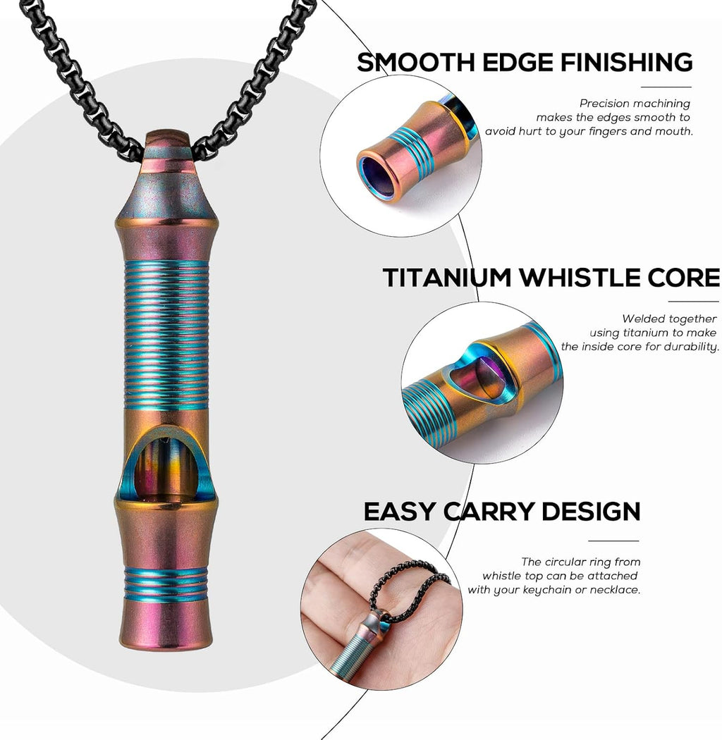 TISUR Titanium Emergency Whistle,Dog Whistle