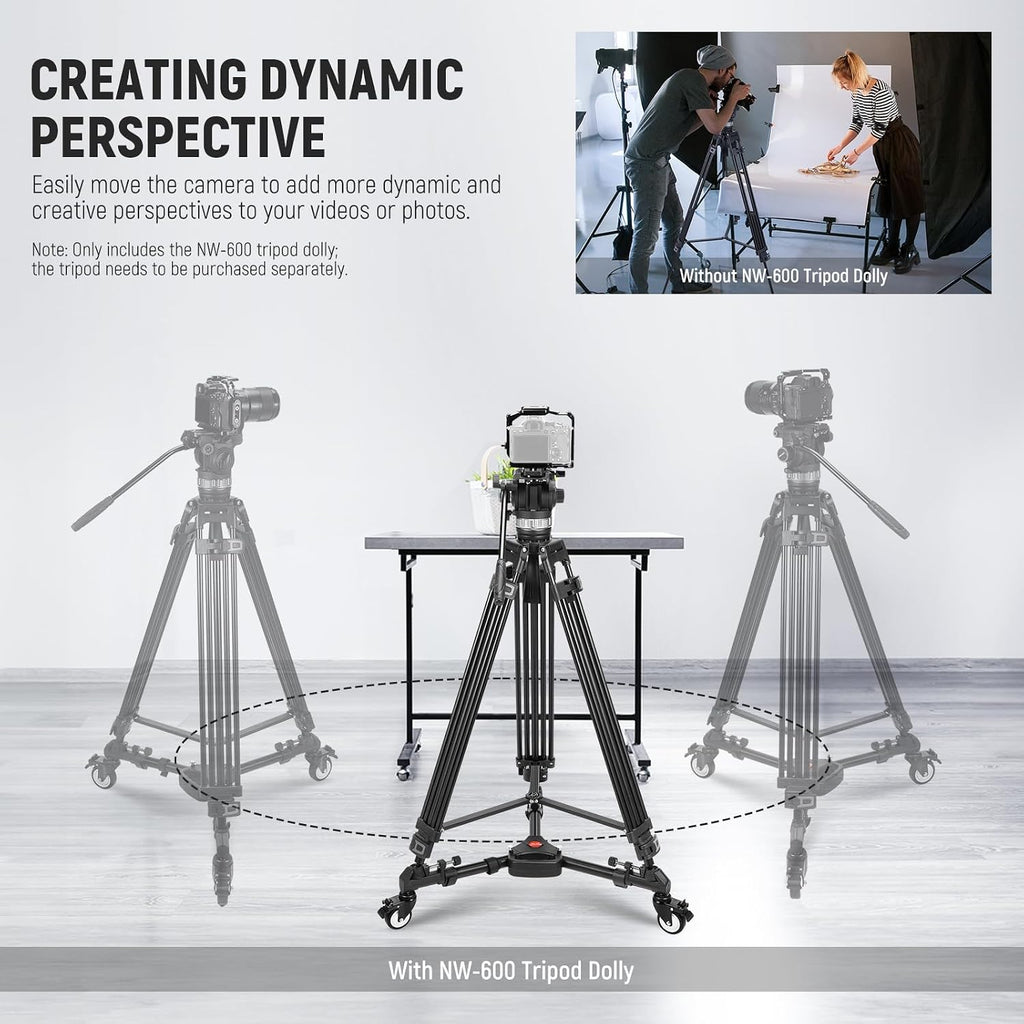 NEEWER Photography Tripod Dolly