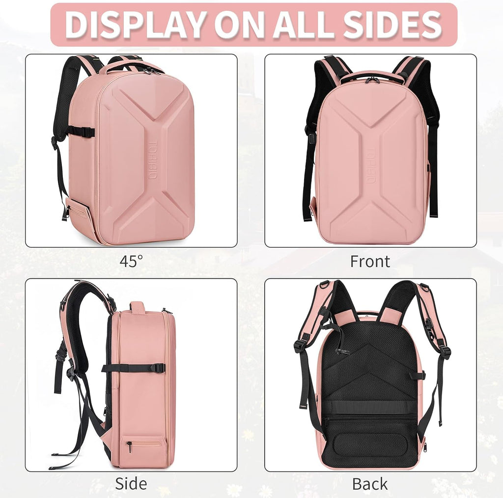 TORIBIO Large Hardshell Camera Backpack DSLR/SLR/Mirrorless Photography Bag