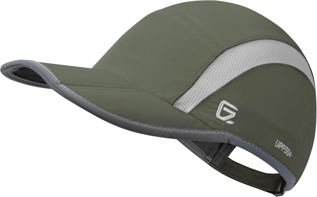 GADIEMKENSD Reflective Folding Outdoor Hat Unstructured Design UPF 50+ Sun Protection Sport Hats for Womens and Mens