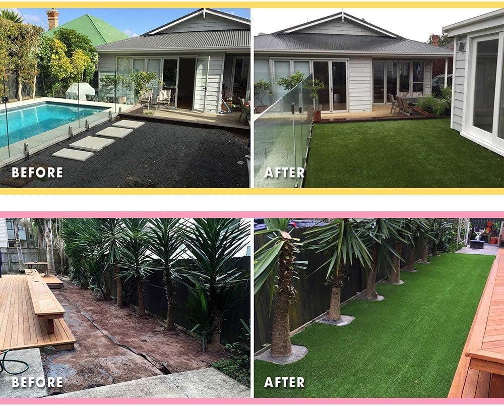 Artificial Grass Outdoor Rug, Synthetic Turf for Dog, Patio 3.3x5 ft