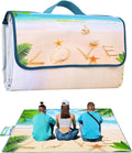 DanCoom Picnic Blanket, Foldable Waterproof Sand Mat, Extra Large Picnic Blanket Outdoor Picnic Mat Beach Blanket for Park Grass Camping Hiking Travel Family Concerts