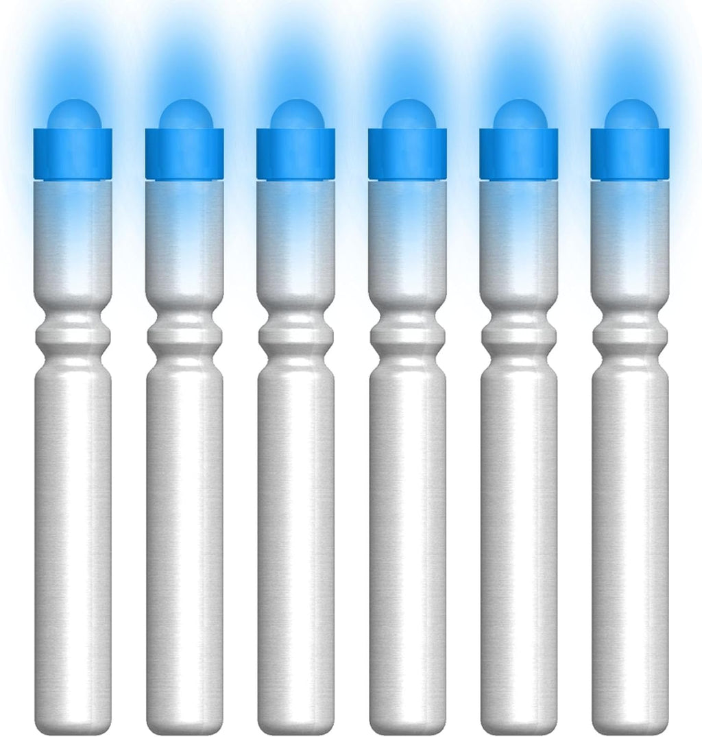 CosiComu Fishing Bobber Lights,Night Fishing Float Lights,Fishing Glow Sticks,Lighted Nocks for Arrows 6-Pack