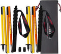 2pc High Strength 5-Section Foldable Carbon Fiber Trekking Poles - 115g/125g/130g, Compact Hiking Staff for Men & Women, Ideal for Hiking, Trekking, Mountaineering & Backpacking