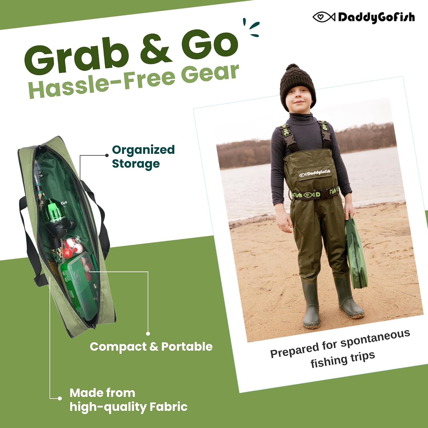 Kids Fishing Pole for Boys, Girls & Youth Age, Toddler Fishing Pole Set Kit