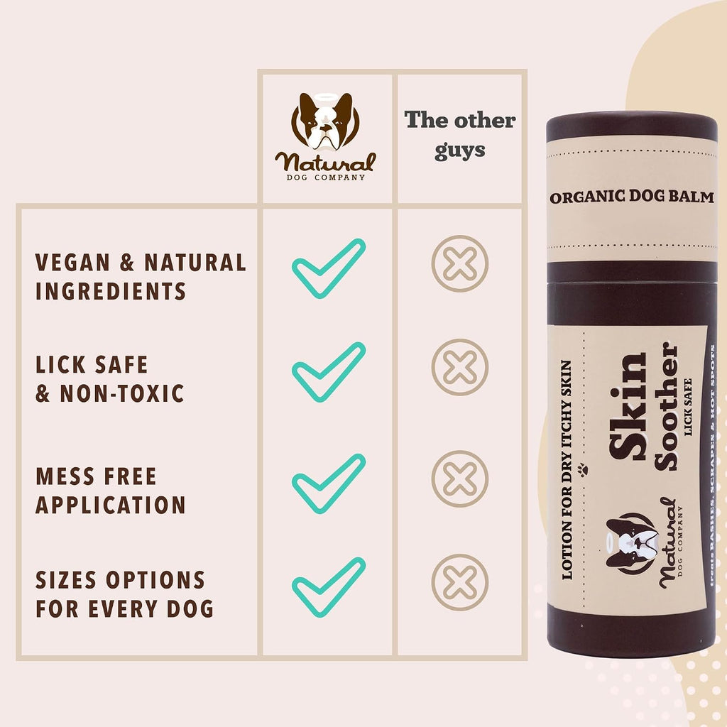 Natural Dog Company Skin Soother Dog Skin Balm, 2 oz Stick