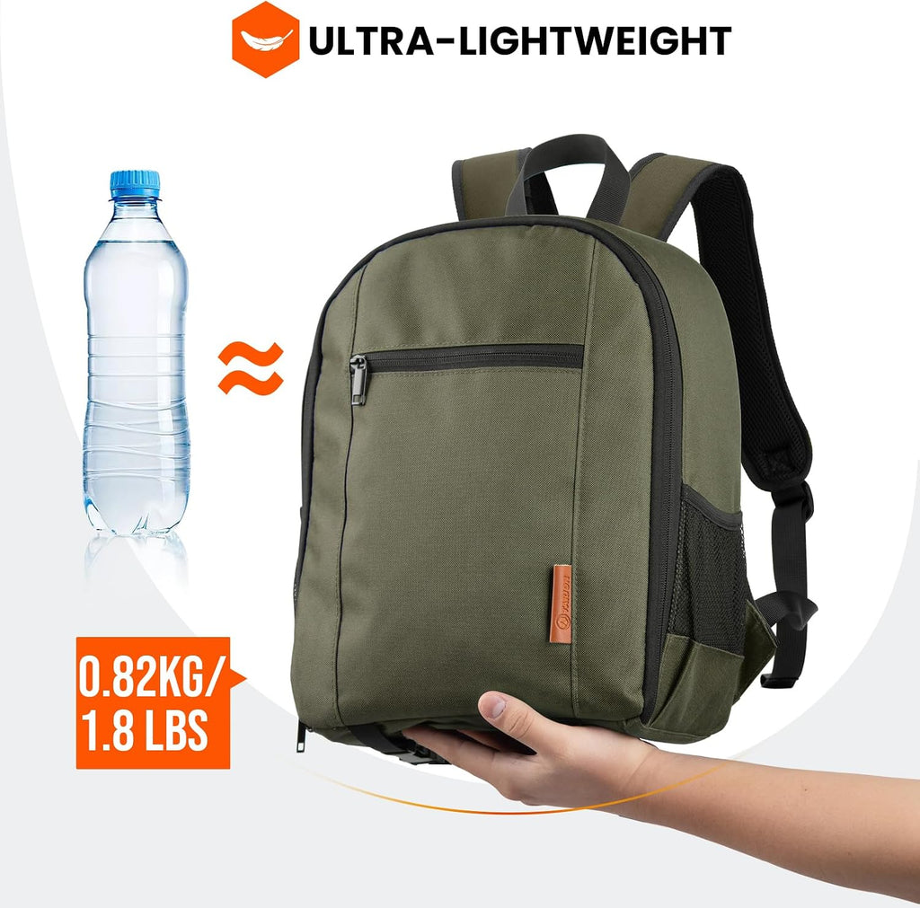 TARION Camera Backpack for Photographers Compact 12L Green TB-S