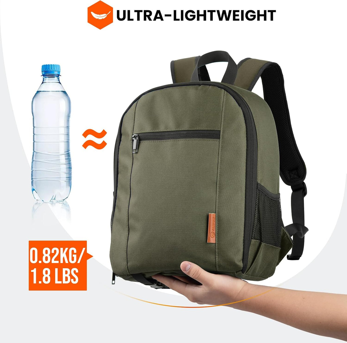 TARION Camera Backpack for Photographers Compact 12L Green TB-S