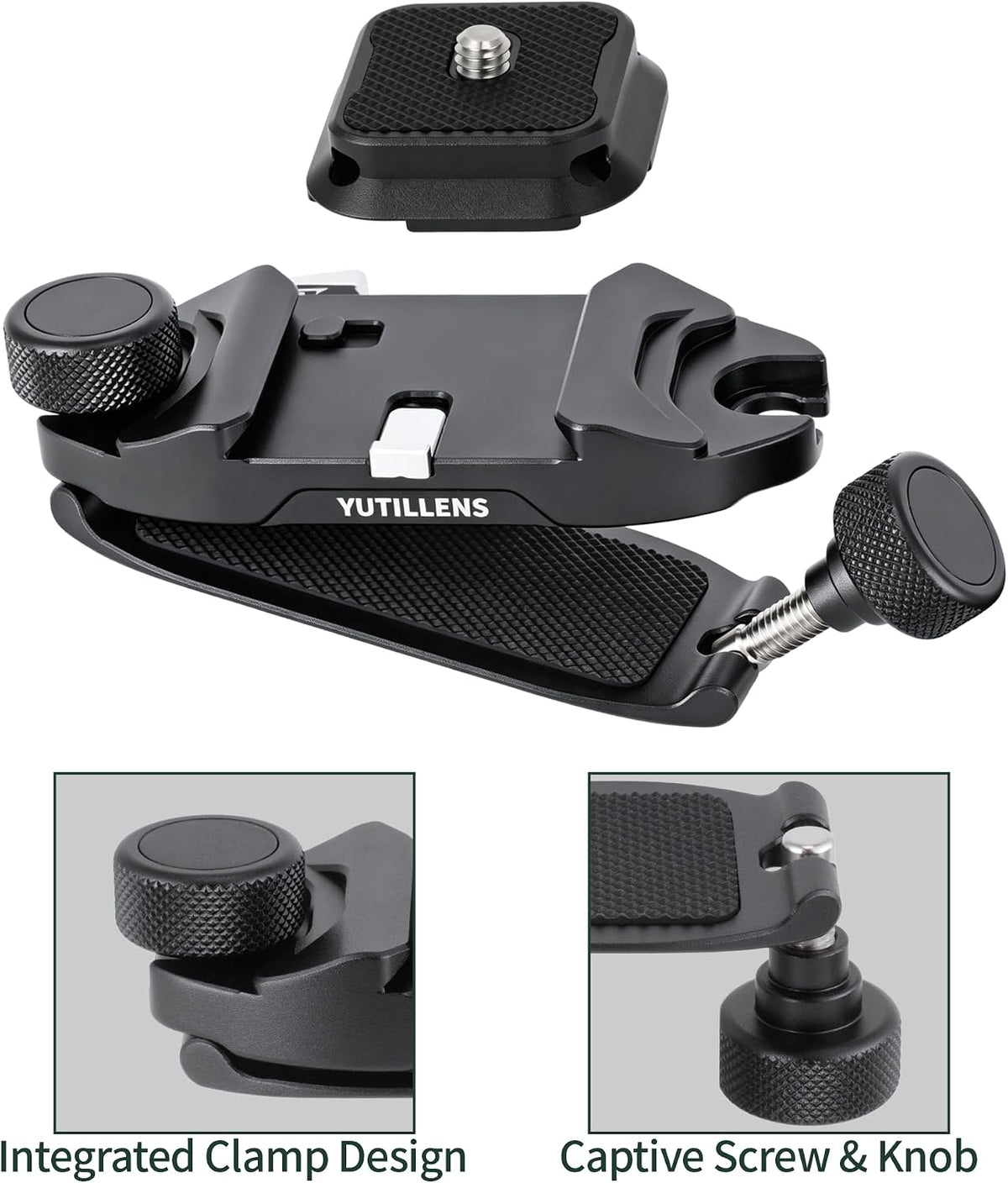 Camera Backpack Clip, Arca Quick Release, Dual-Lock CP01-B