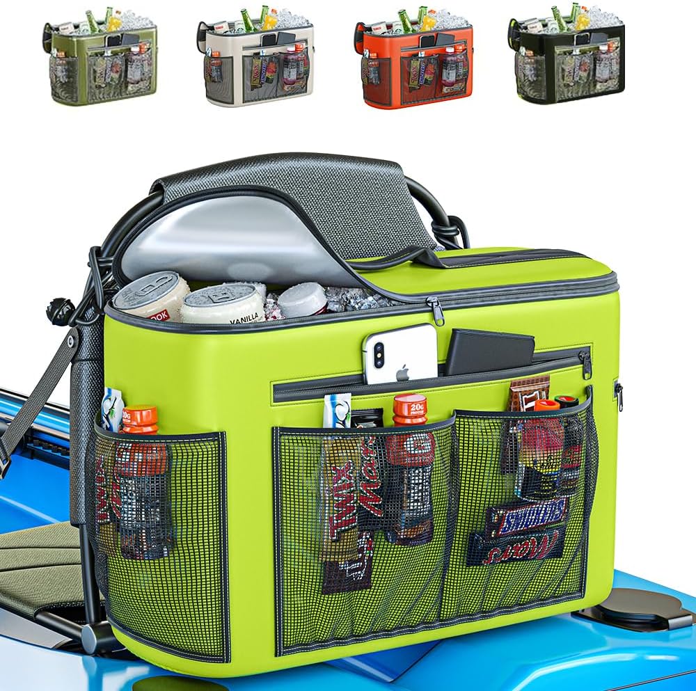 Kayak Cooler Behind Seat, Waterproof Cooler for Kayaking