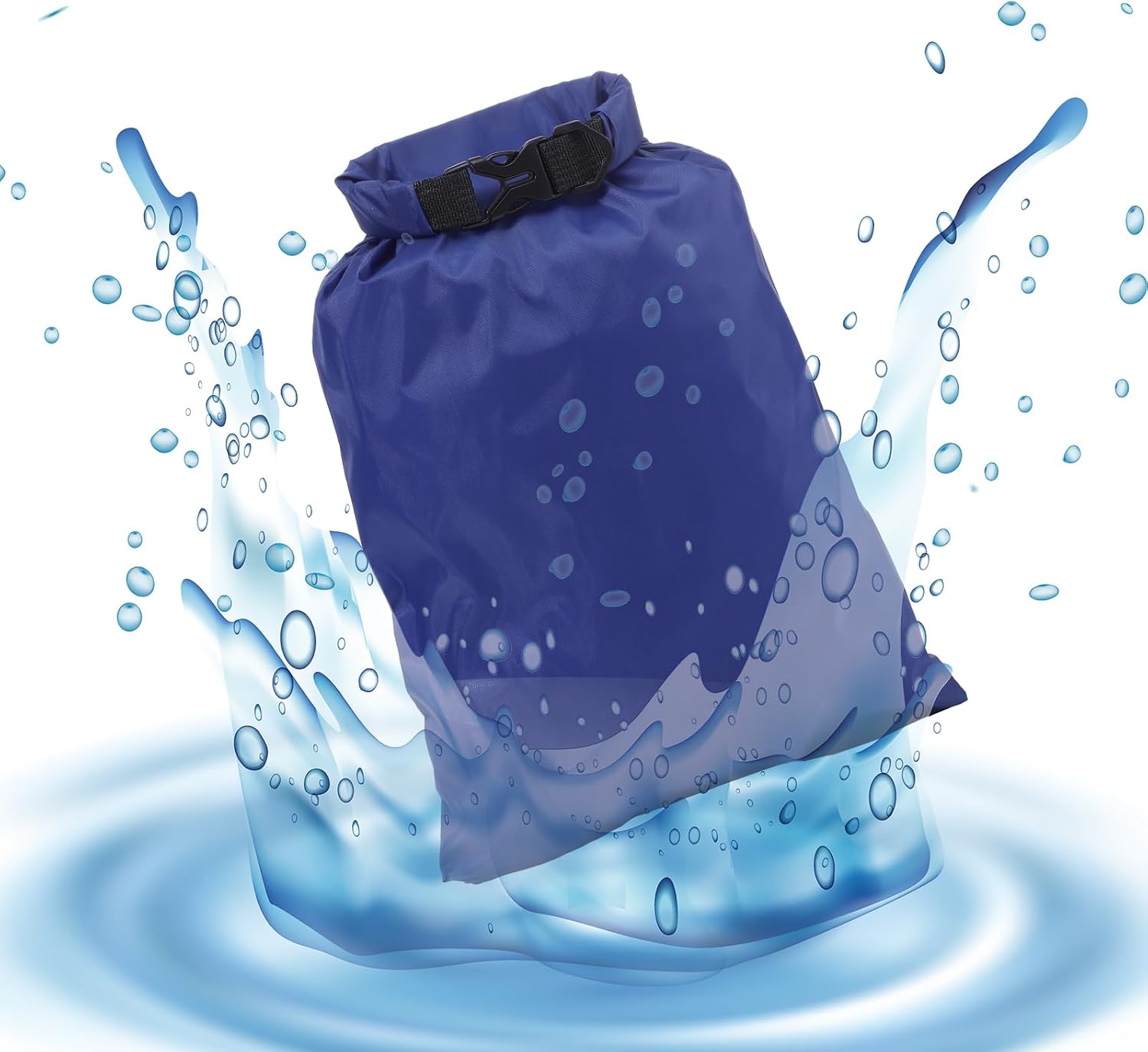 Pimoys Dry Bag, 6-Pack Ultralight Dry Sack, Outdoor Roll Top Drybags