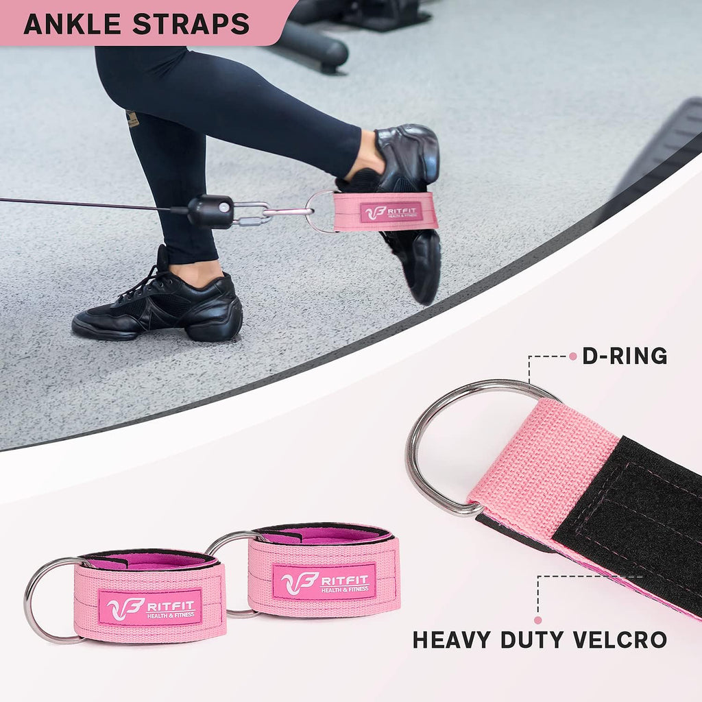 RitFit 7PCS Barbell Squat Pad Set, Hip Thrust & Lunges
