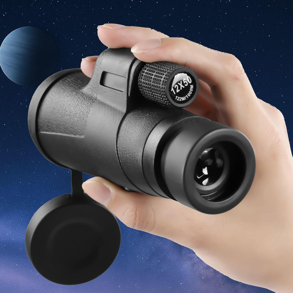 16x52 Monoculars Telescope Waterproof, Monocular for Adults Hiking Camping