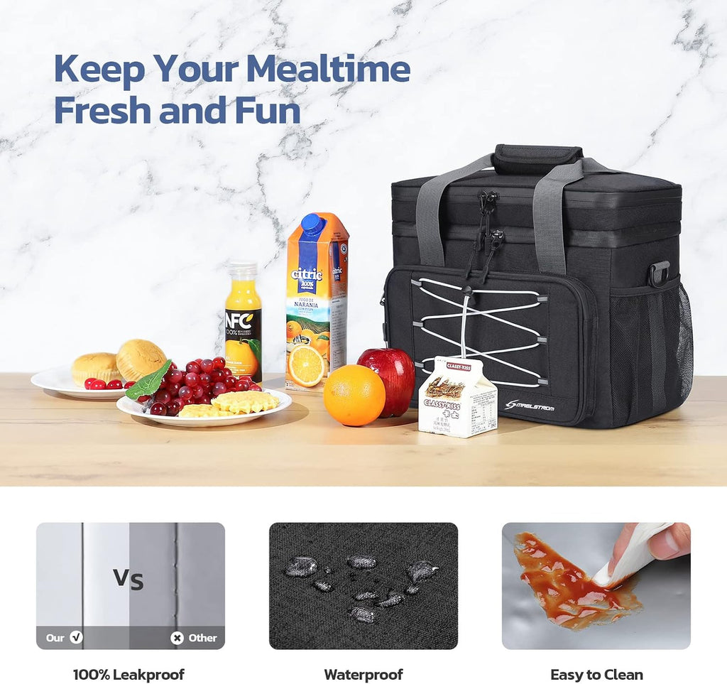 Maelstrom 24/30/60 Can Soft Cooler Bag, Double Deck Portable Ice Chest