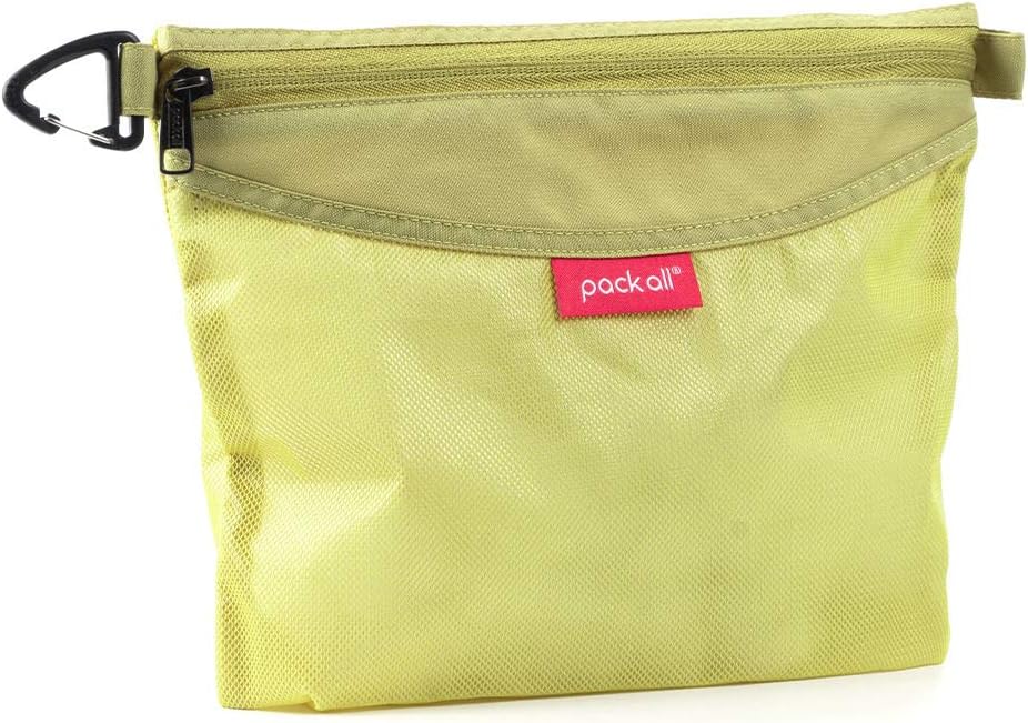 pack all Water-Resistant Zipper Pouch, Mesh Zipper Bag, 10.23"x7.48"