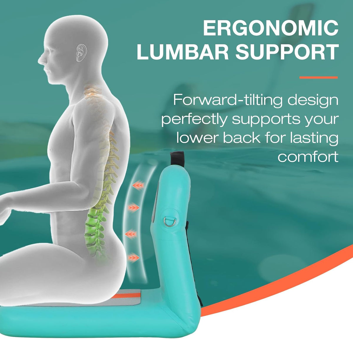 Niphean Kayak Seats with Back Support，Ergonomic Paddle Board Seat