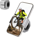 Bike Handlebar Mounts for 4.5-7.2 Phones (Silver)