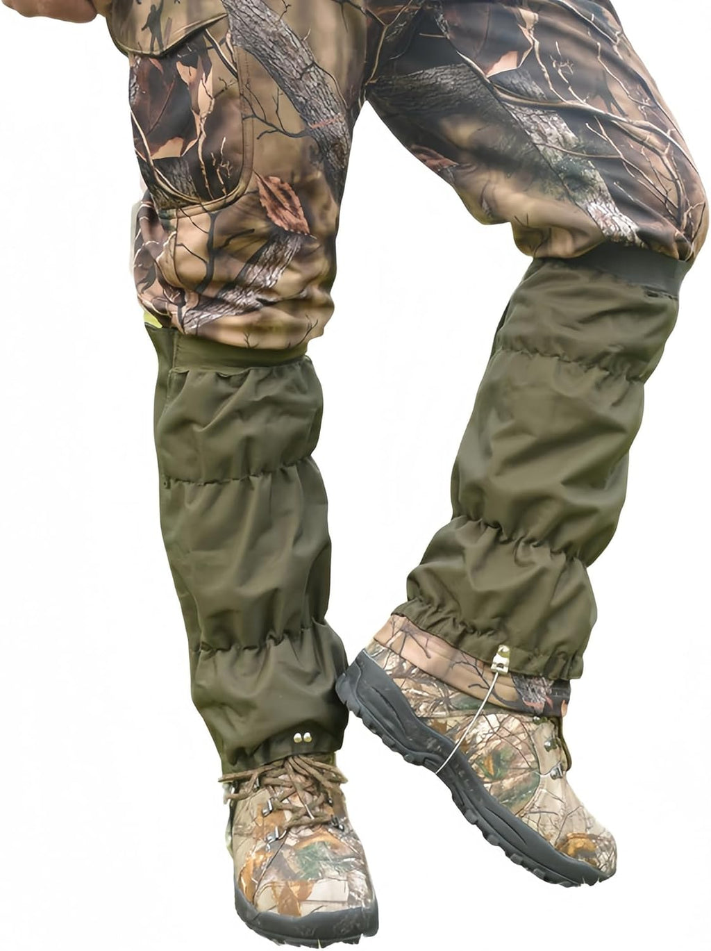 Adjustable Snake Gaiters Men Women Snake Boot Gators Bite Protection Guards Chaps Waterproof Leg Gaiter Hiking Hunting