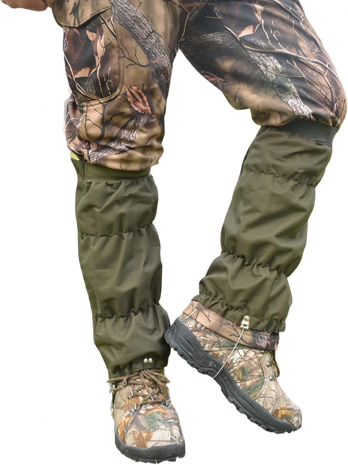 Adjustable Snake Gaiters Men Women Snake Boot Gators Bite Protection Guards Chaps Waterproof Leg Gaiter Hiking Hunting