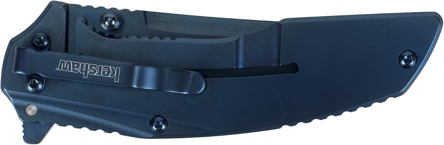 Kershaw Outright Folding Pocket Knife, 8Cr13MoV Stainless Steel Blade, Pocketclip