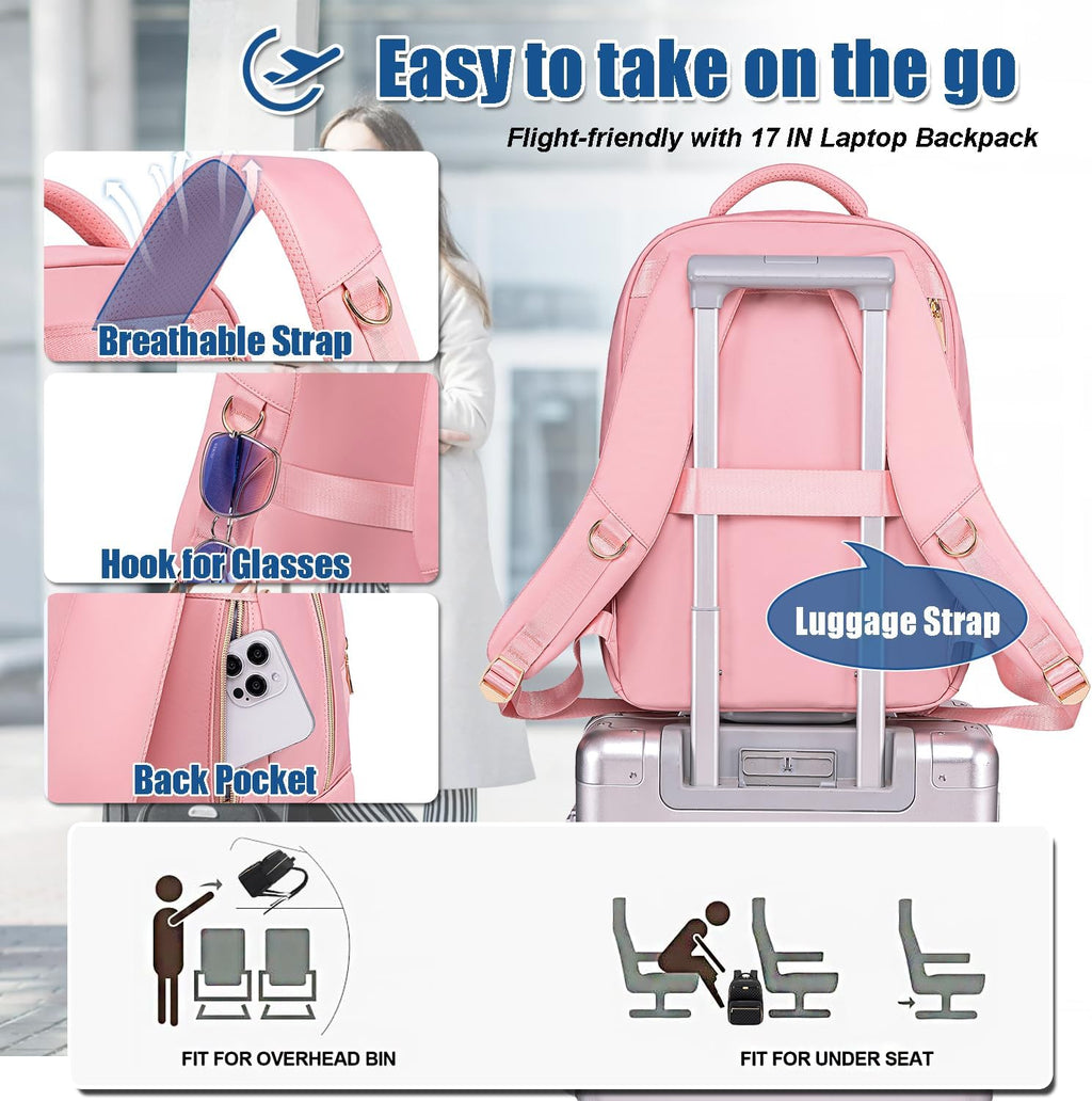 Weitars Lunch Backpack, Insulated Cooler Backpack 15.6 Inch Laptop Backpack For Women Men For Women Nurses Teacher Gifts for College Work Beach Camping Picnics Travel