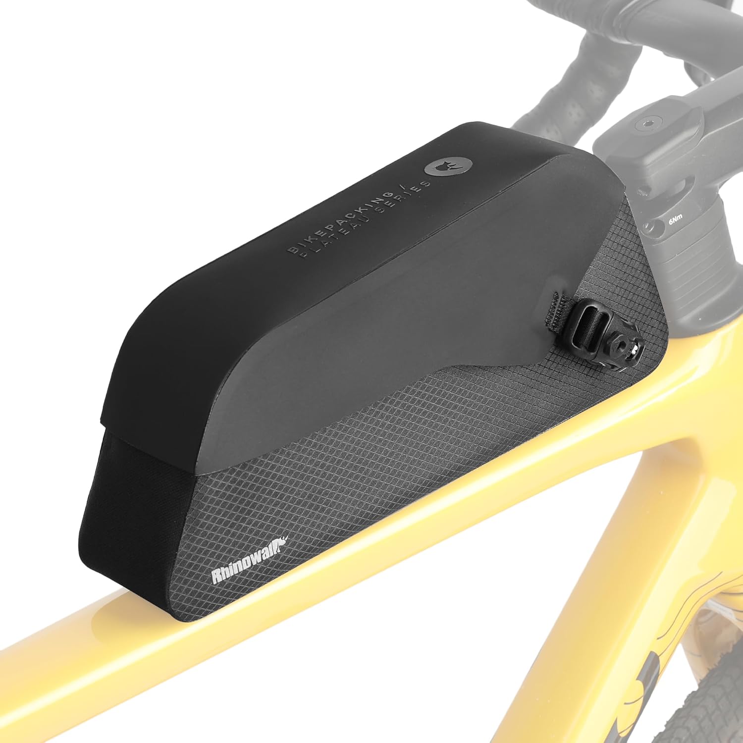 Rhinowalk Bike Top Tube Bag Waterproof IPX4 Magnetic Closure Frame Pouch for Road & MTB Slim Fit (Size 1.3L)