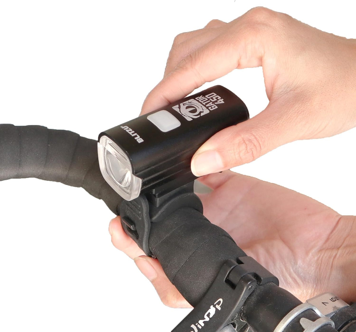 BLITZU USB-C Rechargeable Bike Lights Set, LED Bicycle Front & Rear Light