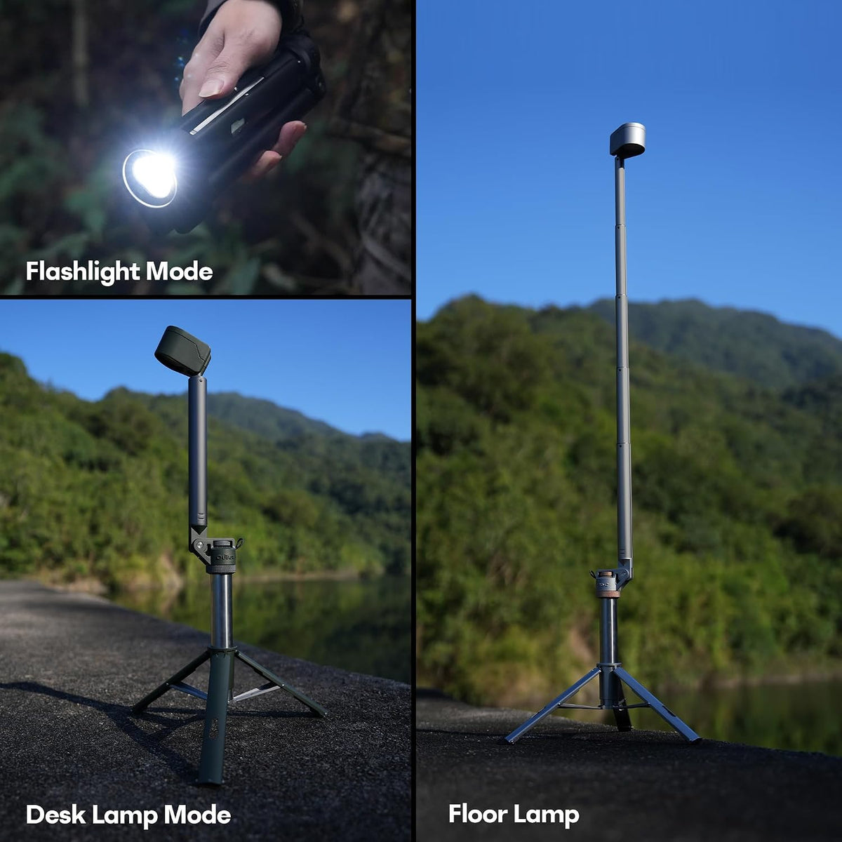 Outask TD2 Telescopic LED Camping Lantern,Ultra Bright Portable Work Light