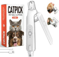 2-in-1 Dog&Cat Nail Clippers with Light, Type-c Pet Claw Trimmer & Grinder