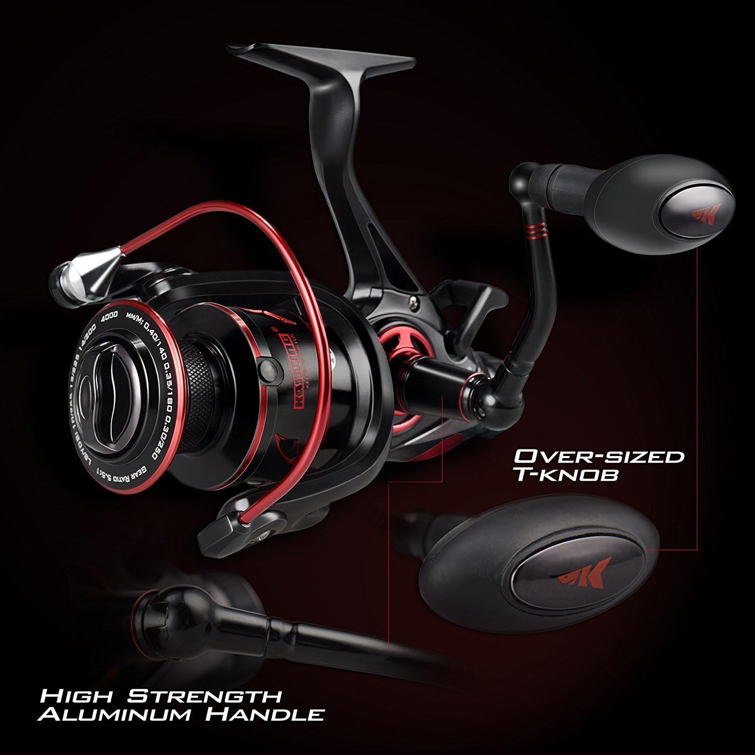 KastKing Sharky Baitfeeder III Spinning Reels with 5.5:1 Gear Ratio