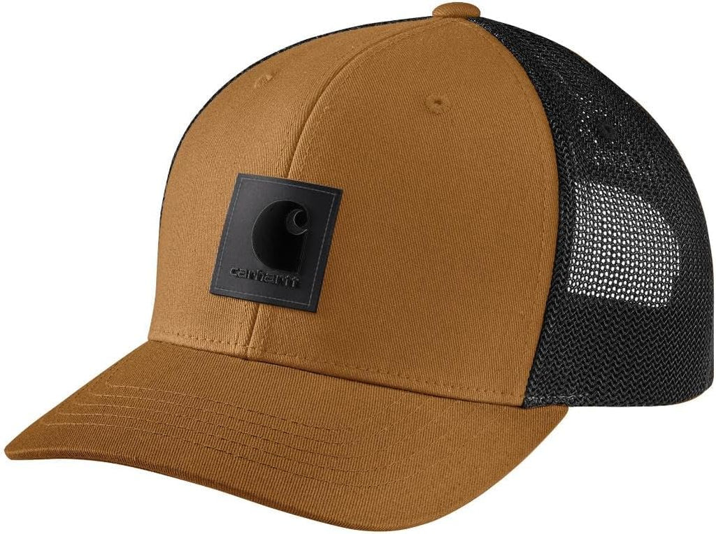 Carhartt Men's Rugged Flex Twill Mesh-Back Logo Patch Cap
