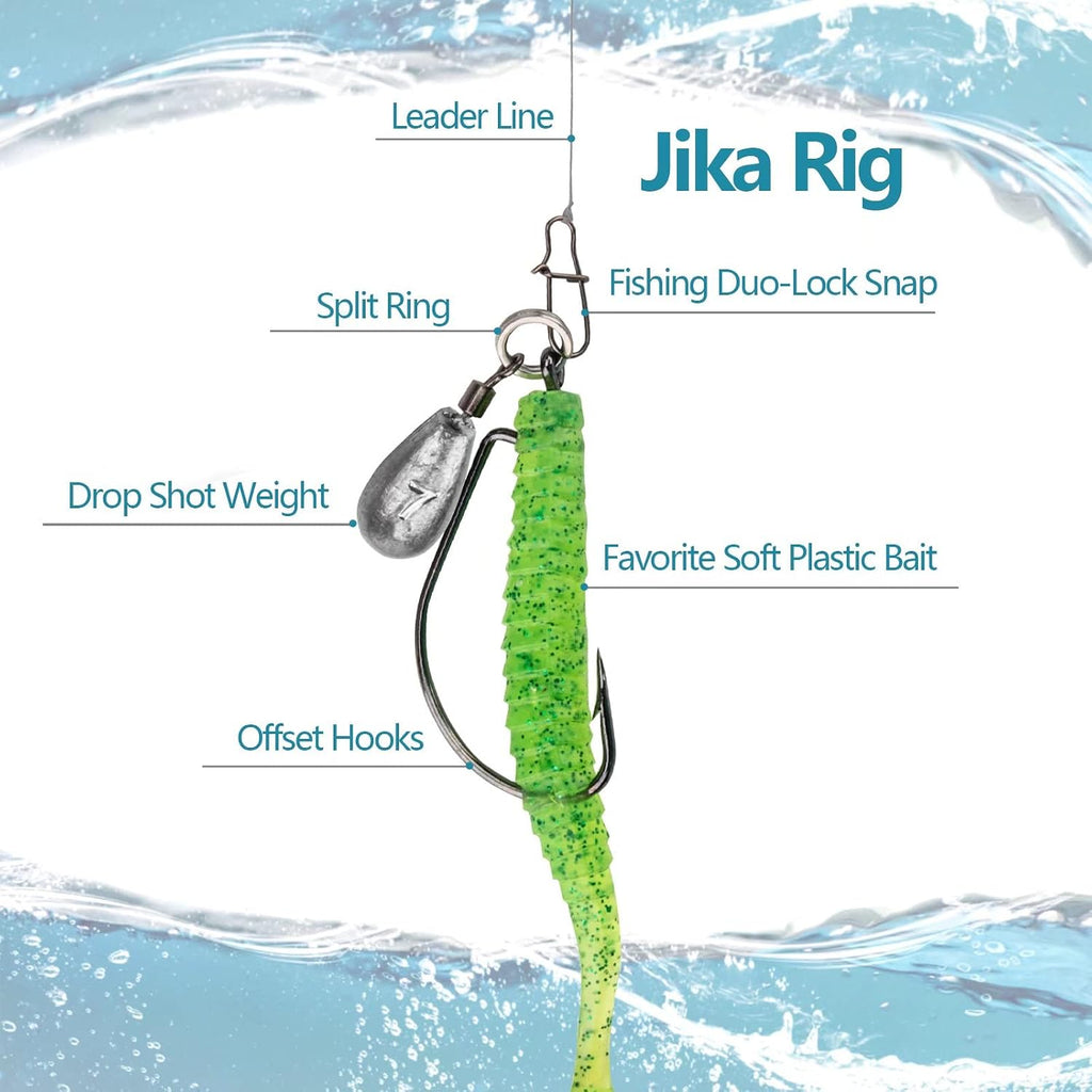 THKFISH Fishing Weights Sinkers Set, 28PCS Fishing Sinker Drop Shot Weights Kit,Drop Shot Rig Wacky Hooks for Saltwater Freshwater Bass Fishing