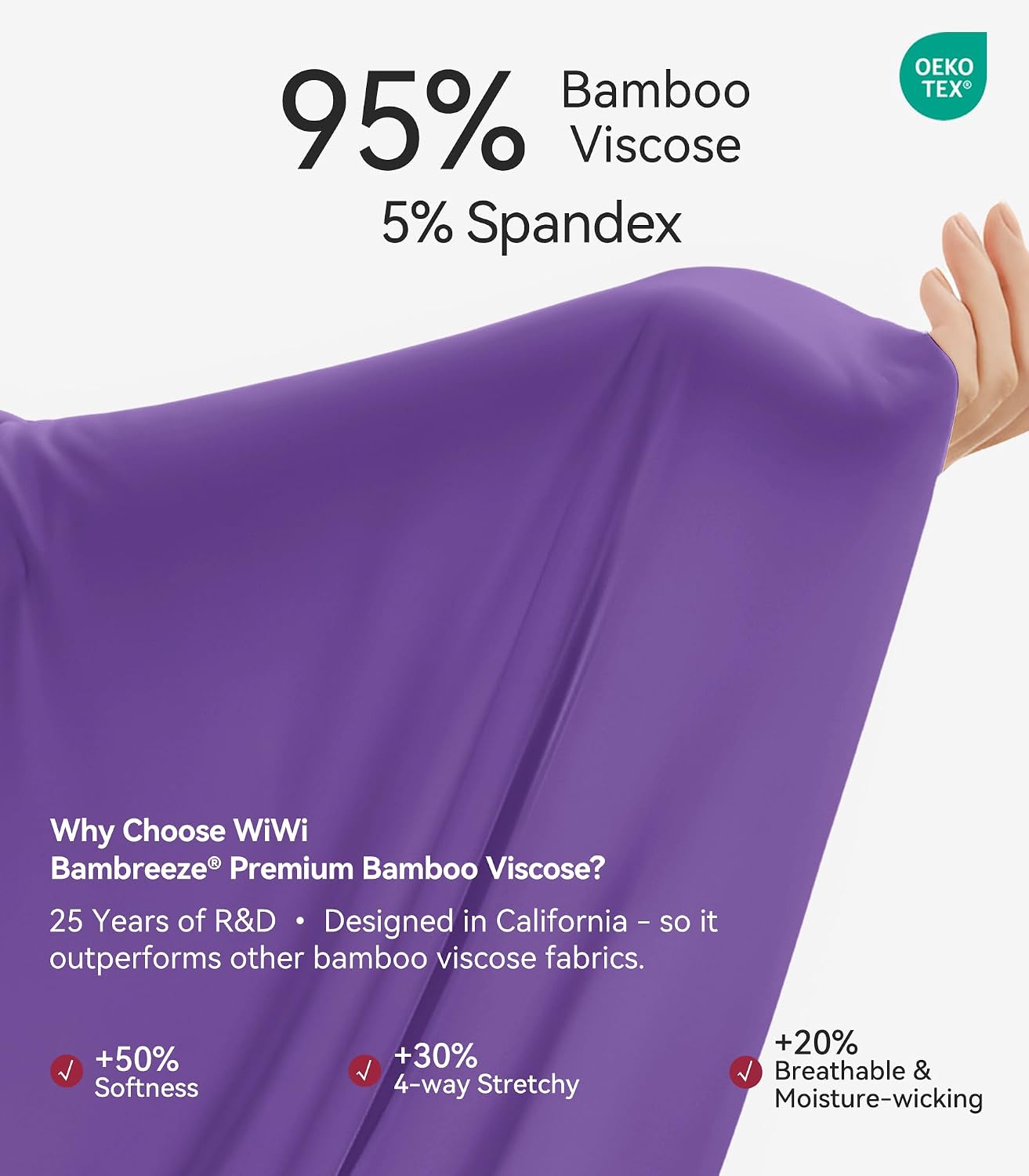 WiWi Soft Underwear for Women Thermal Long Johns Sets Super Warm Base Layer Top Pants Pajamas Set Viscose from Bamboo S-3X