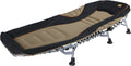 Bushtec Camping Cot & Lounger – Adjustable Outdoor Bed with Spacious Padded Comfort, Easy to Fold, UV/Fire Resistant, 83"in x 31"in