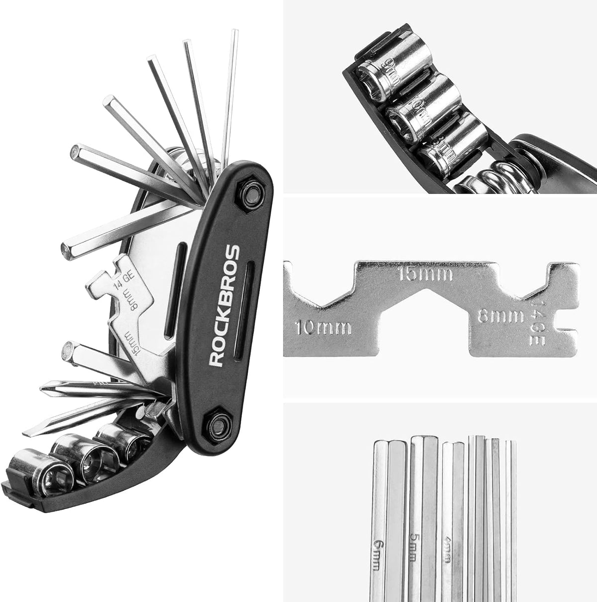 ROCKBROS 16 In 1 Multi-Function Bike Tool Kit - Allen Wrench
