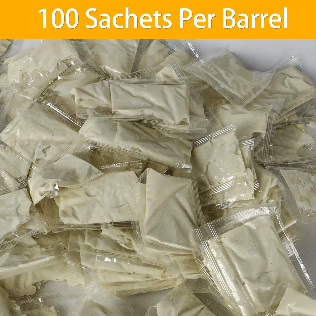 100 Pack Natural Paraffin Fire Starter Cubes, Waterproof Non-Toxic, 8 Mins Long Burning Up to 750°F, Safe Charcoal Lighter Tablets for Camping, Grill, Fire Pit, Wood Stove & Outdoor BBQ