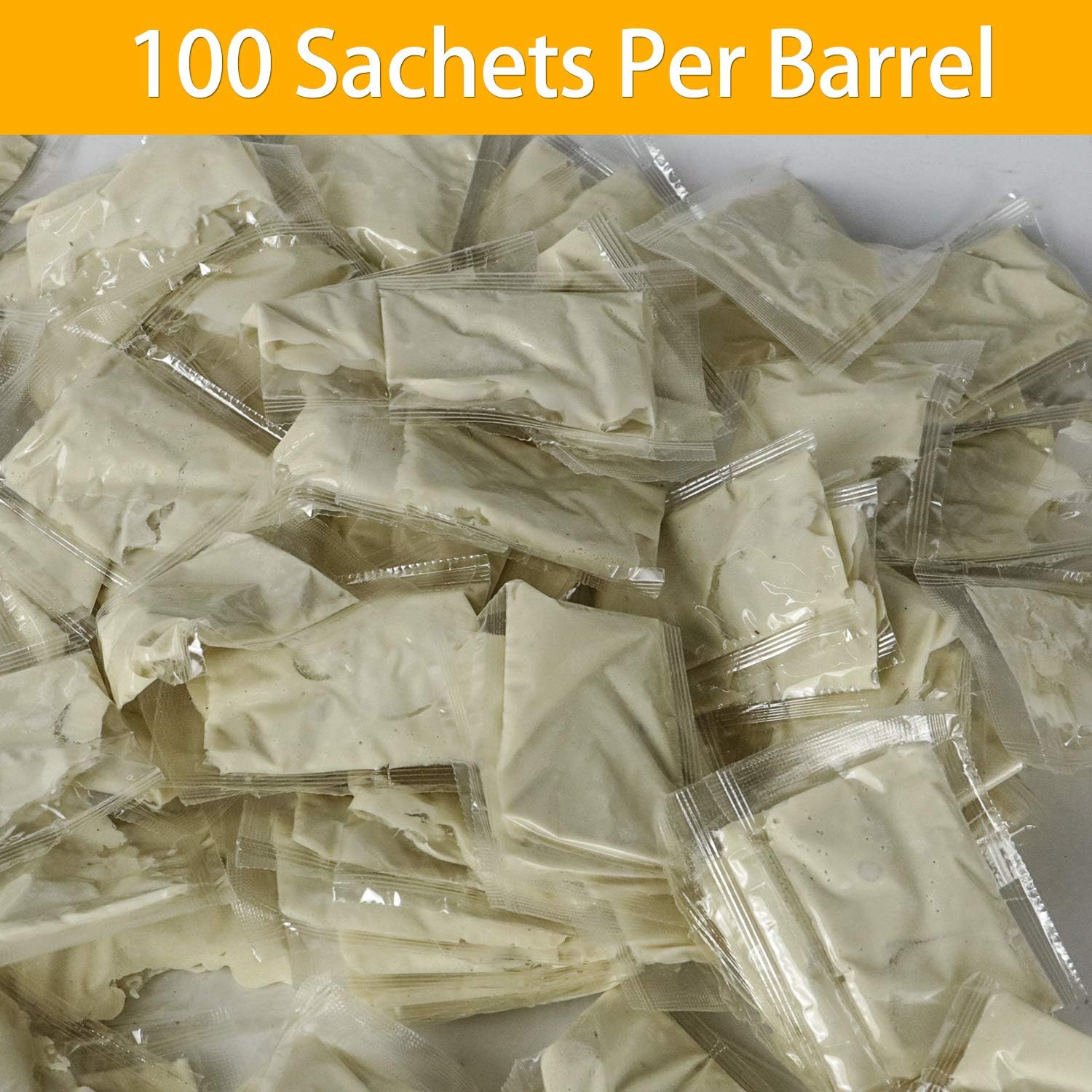 100 Pack Natural Paraffin Fire Starter Cubes, Waterproof Non-Toxic, 8 Mins Long Burning Up to 750°F, Safe Charcoal Lighter Tablets for Camping, Grill, Fire Pit, Wood Stove & Outdoor BBQ