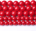 160PCS 4MM Red Glass Round Spacer Loose Beads for Jewelry Making DIY Bracelet Necklace